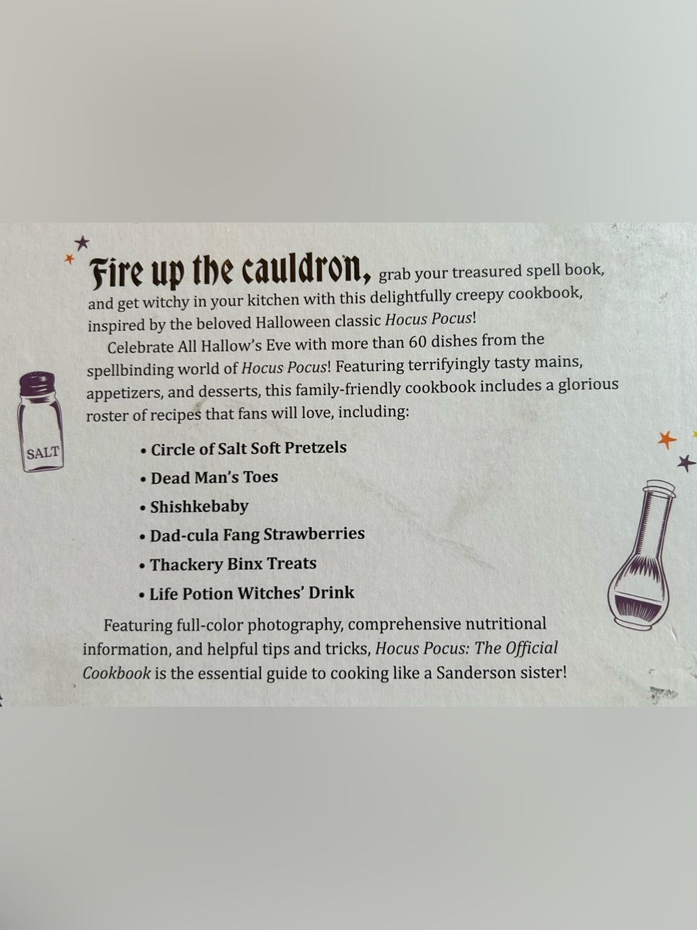 Disney Hocus Pocus The Official Cookbook - Picture 6 of 7
